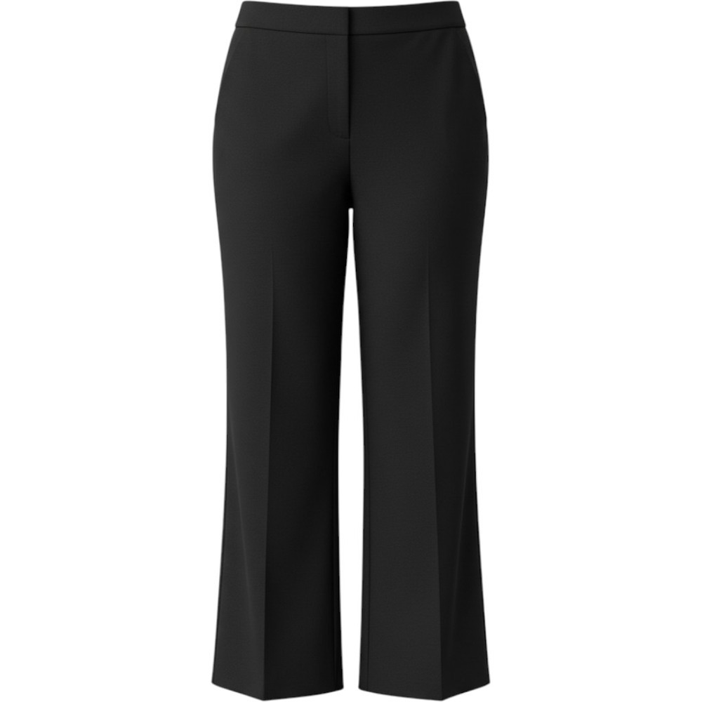 Lane Bryant The Lena Wide Leg Pants Black 22s Curvy Fit Stretch Corset Back NEW